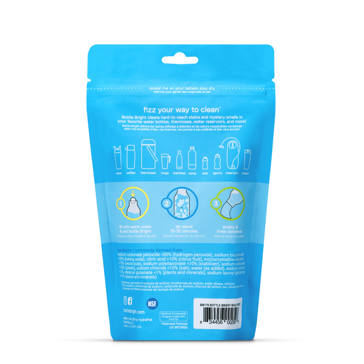 Bouteille Bright® Pack en vrac (78 comprimés)